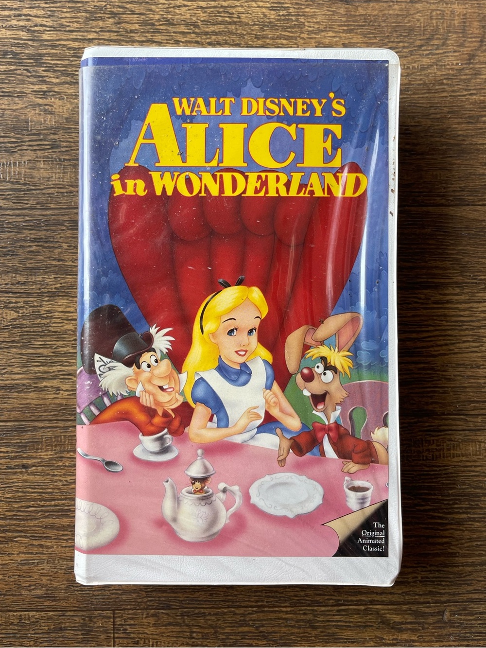Disney’s Alice in Wonderland VHS (1991) Walt Disney Classics